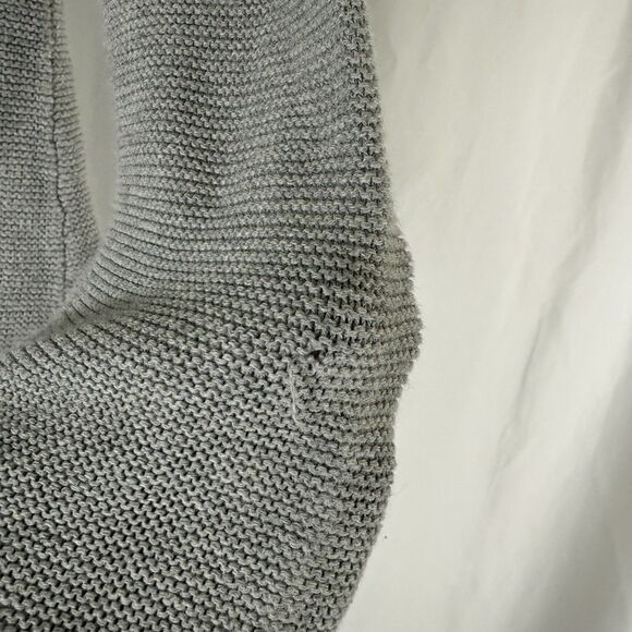 Mini Boden Cardigan Girl 11 12Y Grey Knit Button Front Long Sleeve Cashmere Cott - Picture 7 of 7